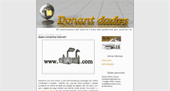 Desktop Screenshot of donantdades.com